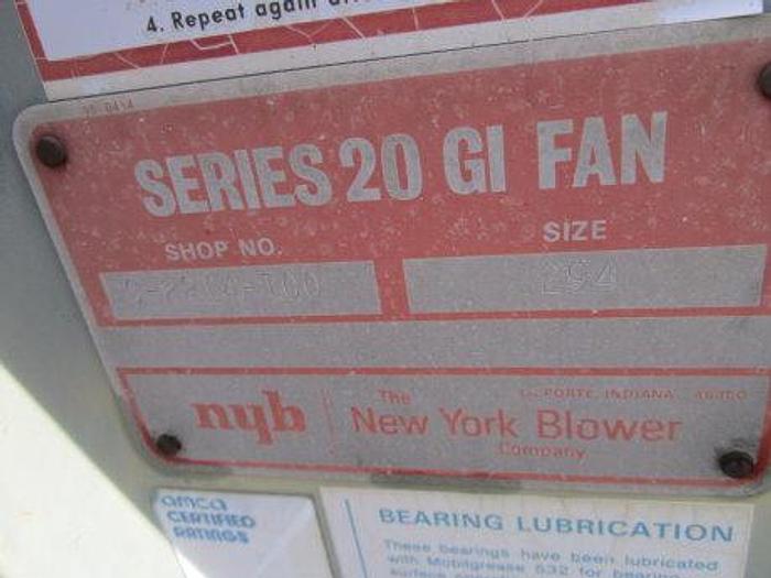 Used Scrubber, Wet, 12,000 CFM, 316 S/st, Vertical Tank, 30 HP, F #S668645