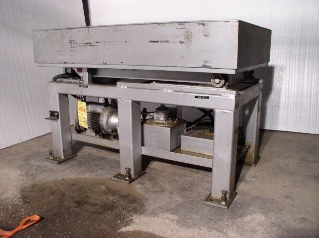 Used 2,200 lb. Altek Model 10.45.5 Hydraulic Scissor Lift; Mfg. 1995