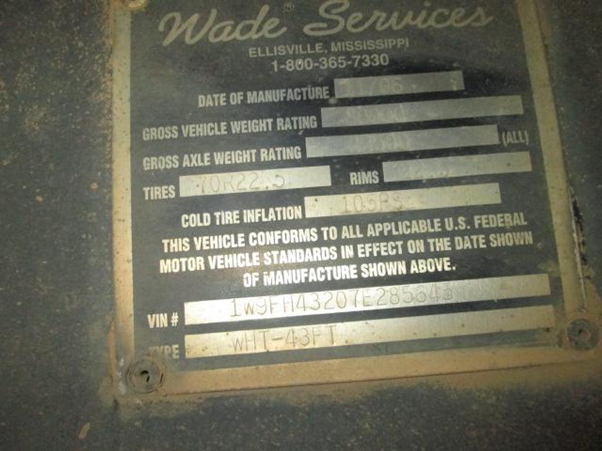 Used 2007 WADE 43X102 STEP DECK