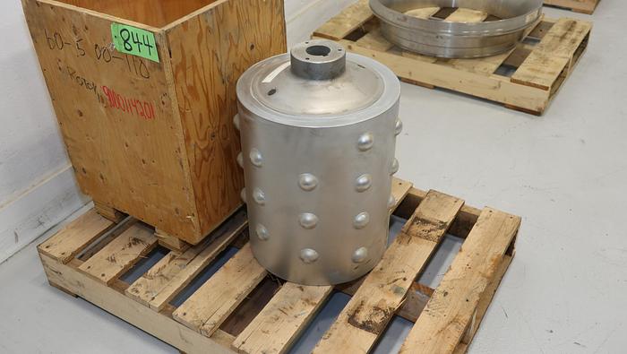 Unused Bird 200 Centriscreen Stainless Steel Pressure Screen Rotor#44579