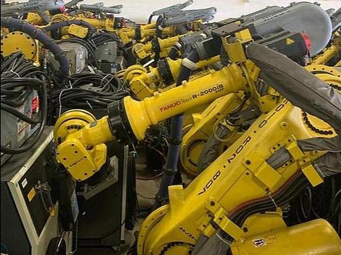 Used FANUC ROBOT LIQUIDATION SALE R2000iB/210F ROBOTS WITH R30iA CONTROLLERS (400) LOW HOUR UNITS AVAILABLE