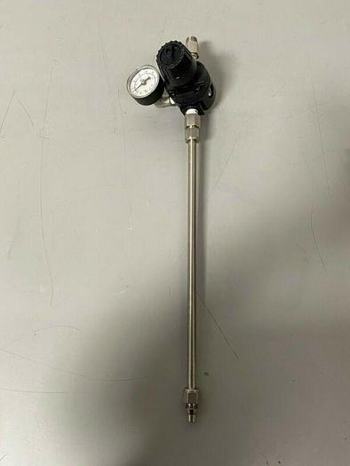 Used Wilkerson R16-03-GN0A Regulator w/ 1/2" Connection & Pressure Gauge