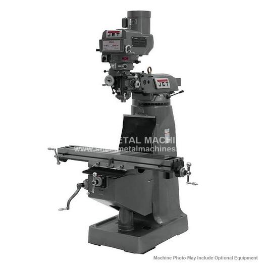 JET JTM-4VS-1 Variable Speed Vertical Milling Machine 230/460V 3Ph 690180