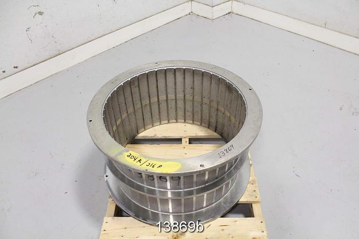 Used Black Clawson ULTRA II Pressure Screen Basket, .094" Holes #13869