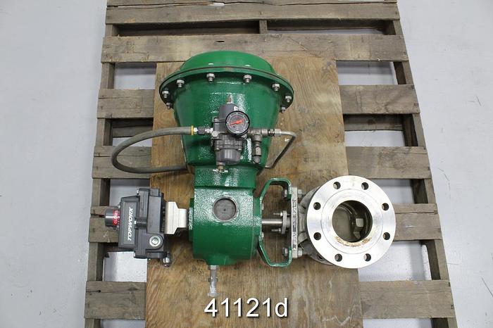 Used Fisher V150 Series B 4" Vee Ball Valve #41121