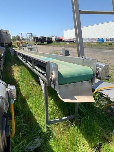 Used 29' Long x 18" Wide Incline Conveyor