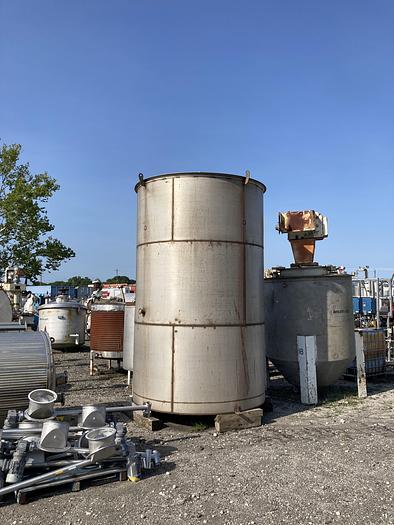 Used BPT Inc. approximately 3,200 gallon stainless steel vertical tank
