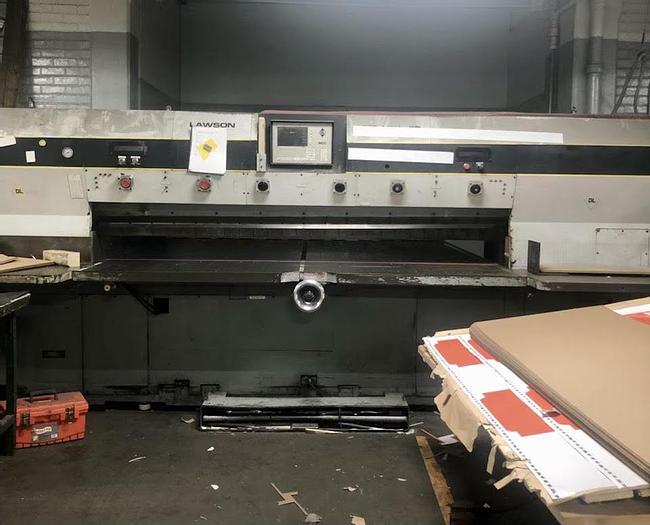 Used 110"(2.80M) LAWSON MODEL MC VIII GUILLOTINE CUTTER
