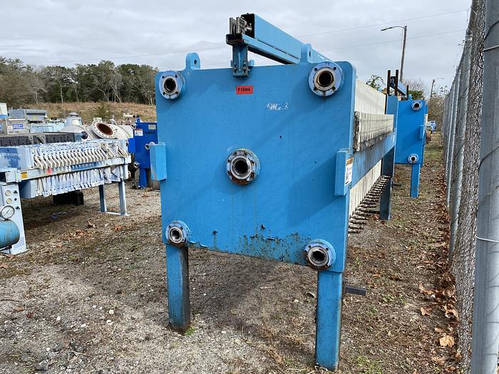 Used Used Ascension Industries Inc. Approximately 50.7 cu.ft. recessed membrane plate filter press