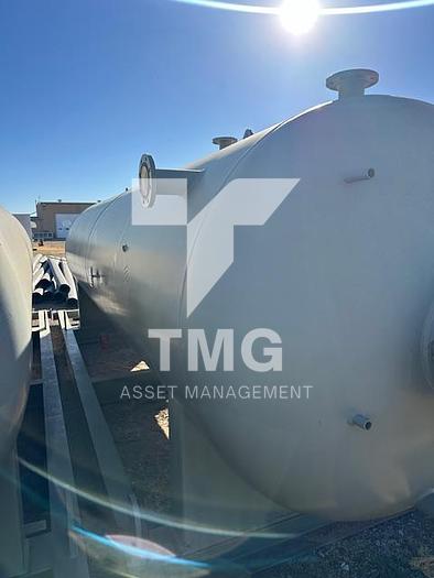 6'X20' Free Water Knockout on skids. 125 psi, coded, interior coated