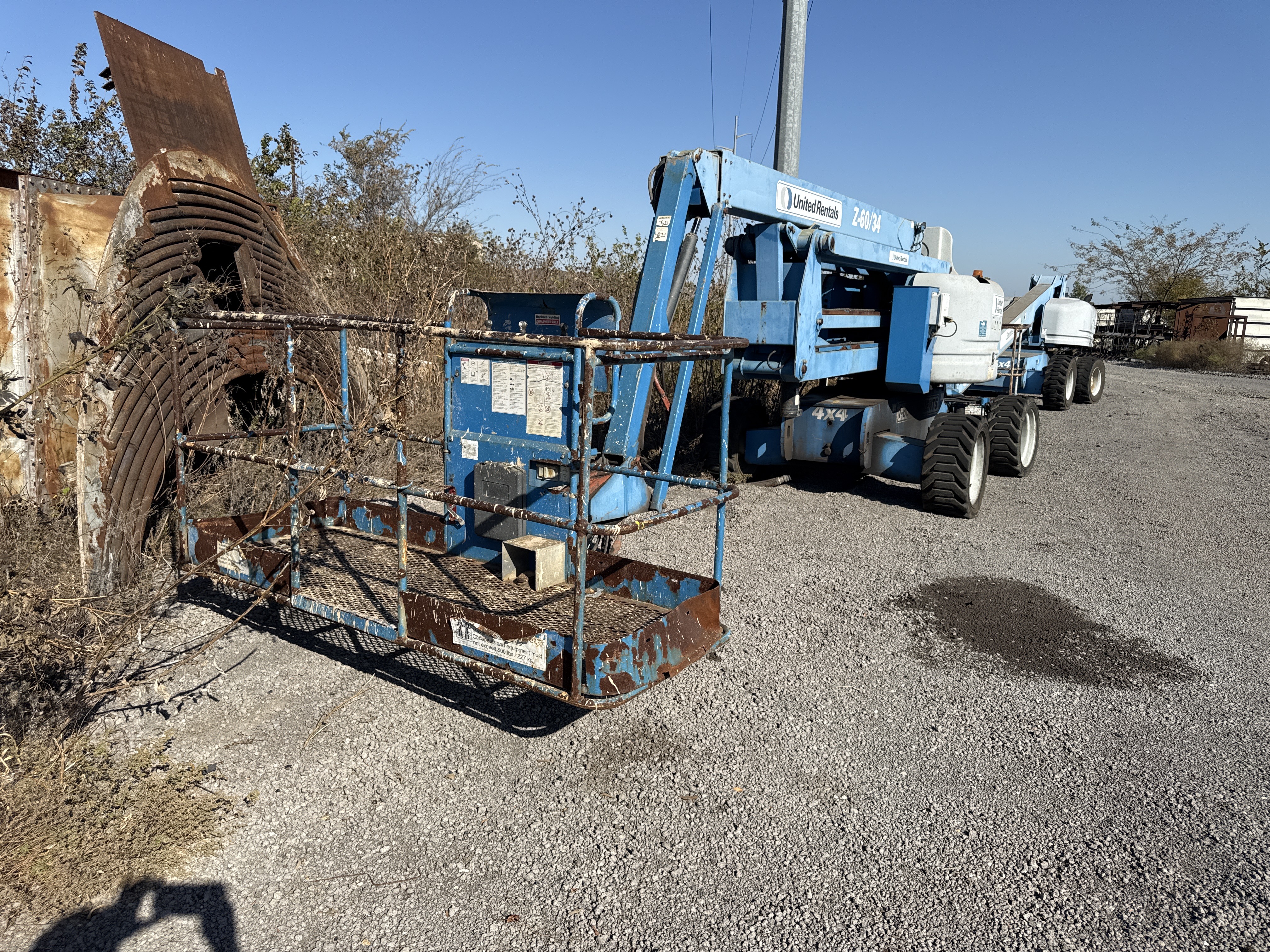 Used 2012 Genie Z-60/34 Man lift