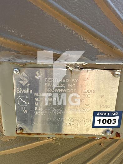 Used Housed Skidded Seperator 36"x 10' 2HP