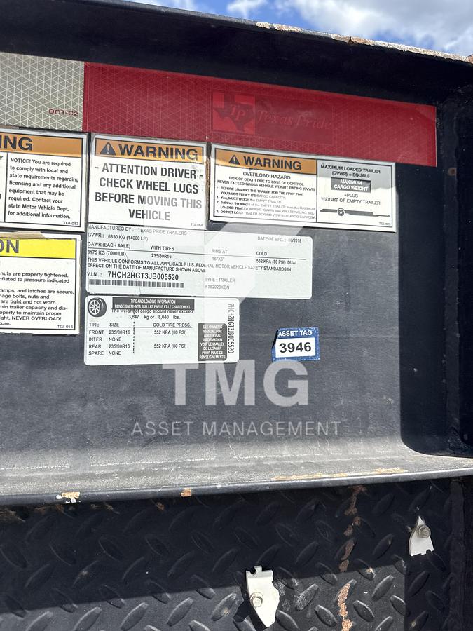 Used Tiger Industrial 16 FT Gooseneck