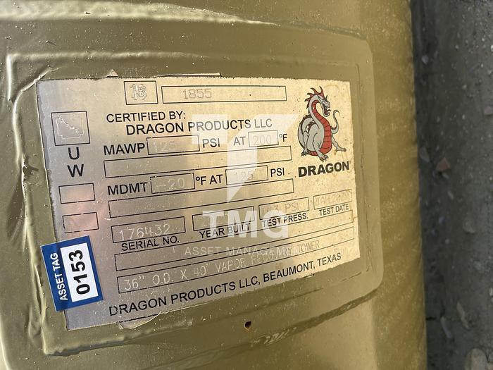 Used 2020 Dragon VRT 36" x 40'