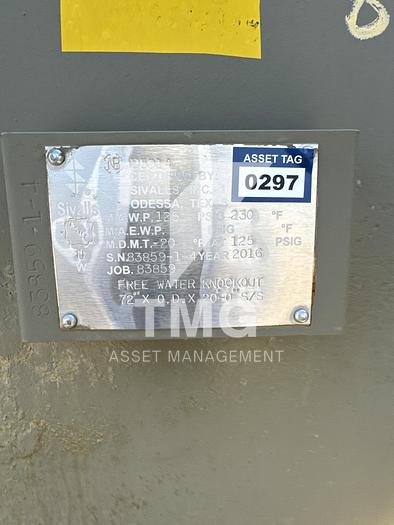 Used 2016 Free Water Knockout Insulated 6'x20'