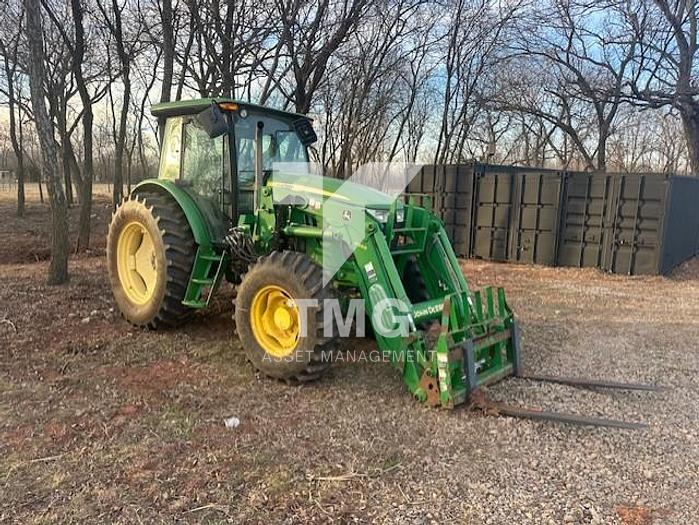 Used 2013 John Deere 6140D tractor with H260 loader for sale
