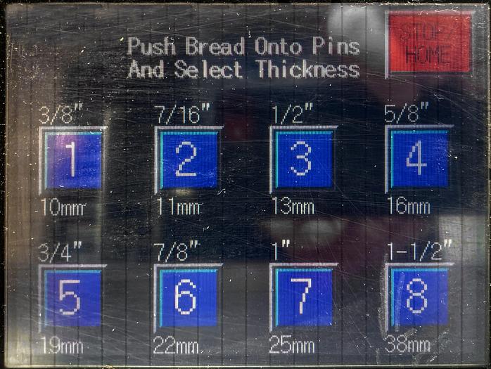 Used USED Oliver Varislicer Bakery Bread Slicer, Model 2005 — Adjustable Thickness