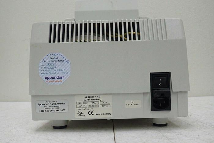 Used Eppendorf 5333 Mastercycler Gradient PCR Thermal Cycler 689192519325