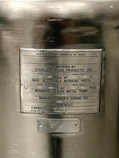 Used Sartorius Filtration Skid w/ Filter Press, 75 L Jacketed Tank & Tri-clover Pump