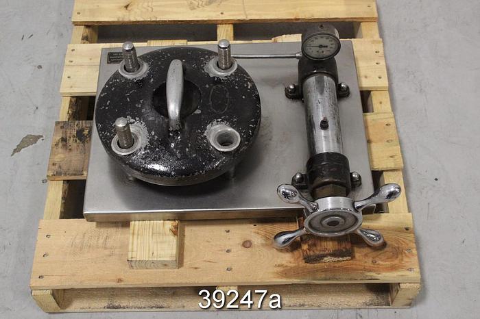 Used Herman Manufacturing Manual Hand Sheet Press, 6.5" Diameter #39247