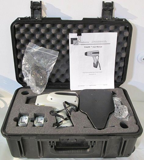 Used Polychromix 1624 Phazir NIR Handheld Analyzer Portable Spectrometer with Case