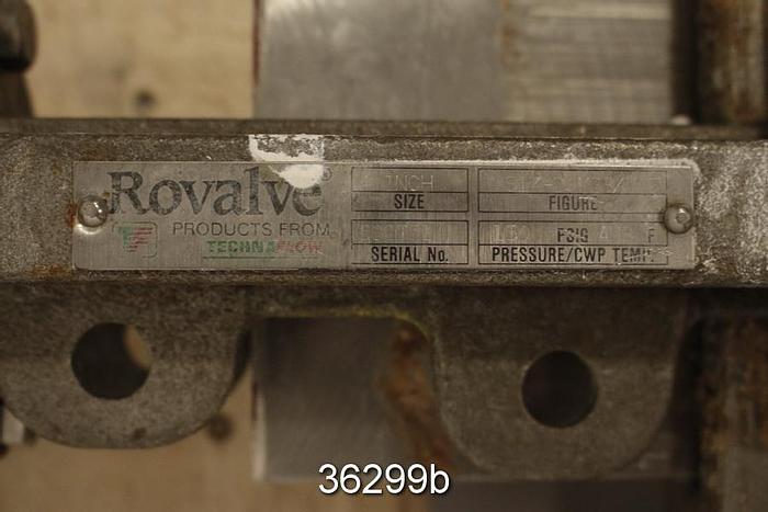Used Rovalve 4" Hand Operated Knife Gate Valve #36299