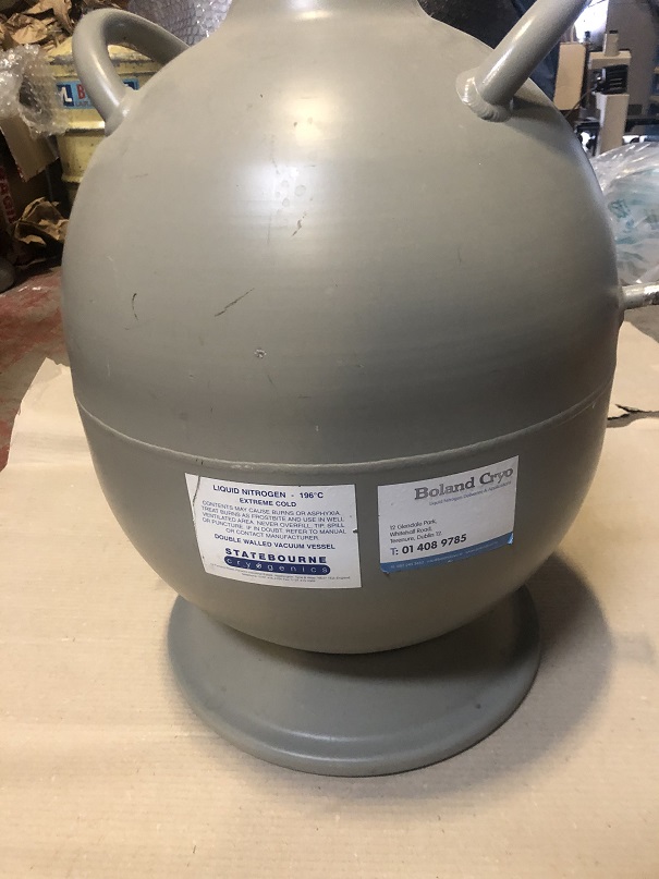 Used Statebourne Cryolab 25  Liquid Nitrogen Vessel