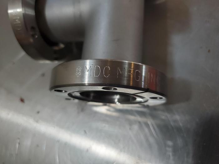 MDC MFG. 1.5" Inner Dia. Stainless Steel Vacuum Tee (Y2)