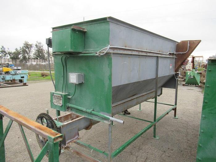 Used 190 CU. FT. SCOTT RIBBON BLENDER WITH SURGE HOPPER AND DUST COLLECTOR - C/S