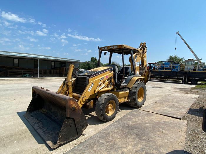 Used 2003 CAT 420D BACKHOE 4X4, EXTENDA-HOE
