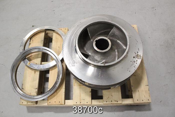 Used Goulds 3415 M 16x18x22H Pump Impeller, 104-724 #38700