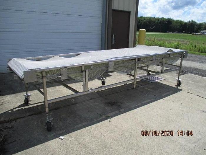 Used Conveyor, 40"Wx13'6"L, plastic belting