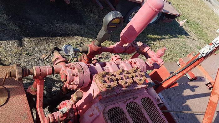 Used 1987 Pacific 4 Axle Carrier Style Oilfield Pump / Kill Truck