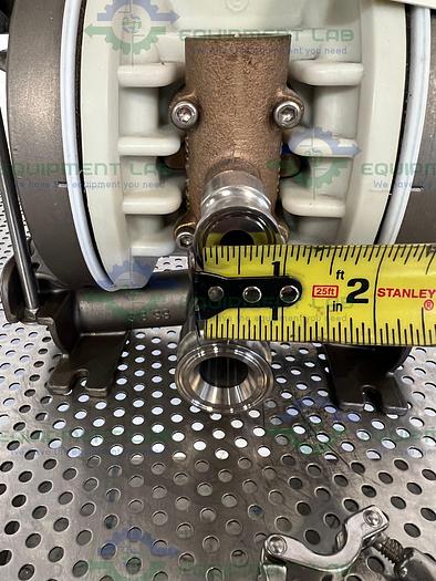Used Wilden  Stainless Steel T2  Air-Operated Double Diaphragm Pump 1 1/2"