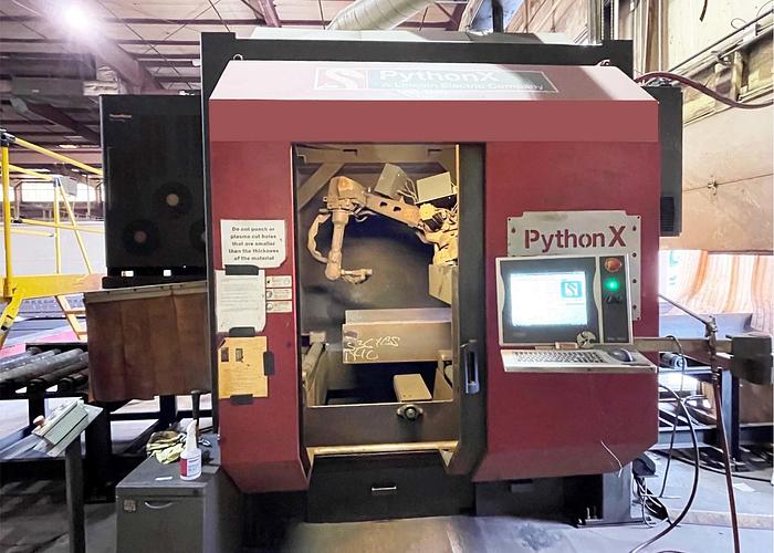 Used 2016 LINCOLN ELECTRIC PYTHON X Robotic Beam Coping Machine for ...
