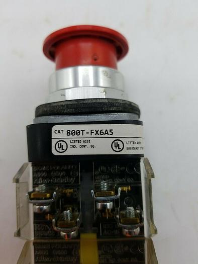 Used Allen Bradley 800T-FX6A5 Ser T