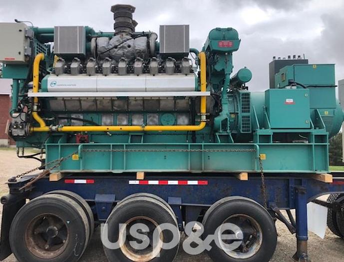 Used 1.3 MW 1998 Used Cummins QSV-91 Natural Gas Generator Sets