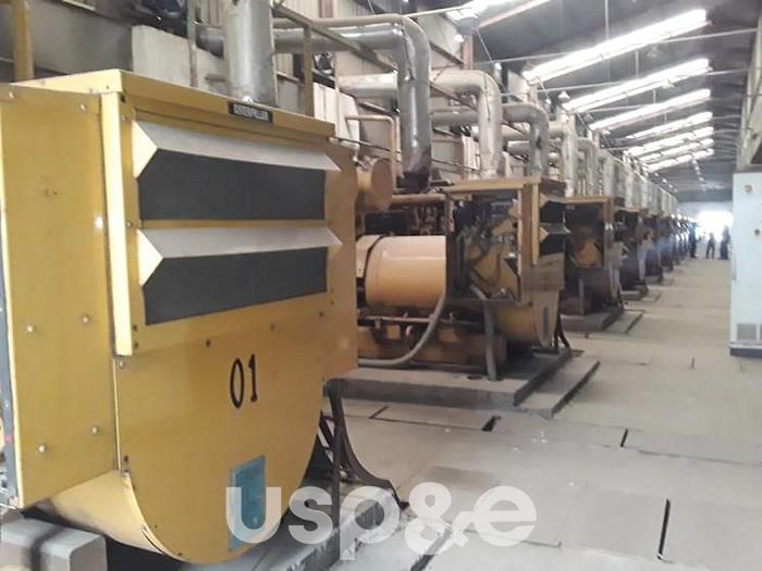 Used 9.6 MW 2008 Used Caterpillar 3512B Diesel Generator Sets