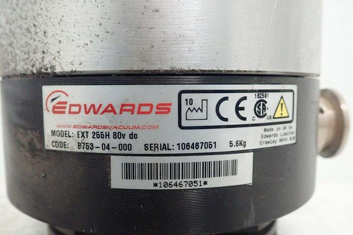 Used Edwards Model EXT255H 80V dc B753-04-000 Turbomolecular Vacuum Pump