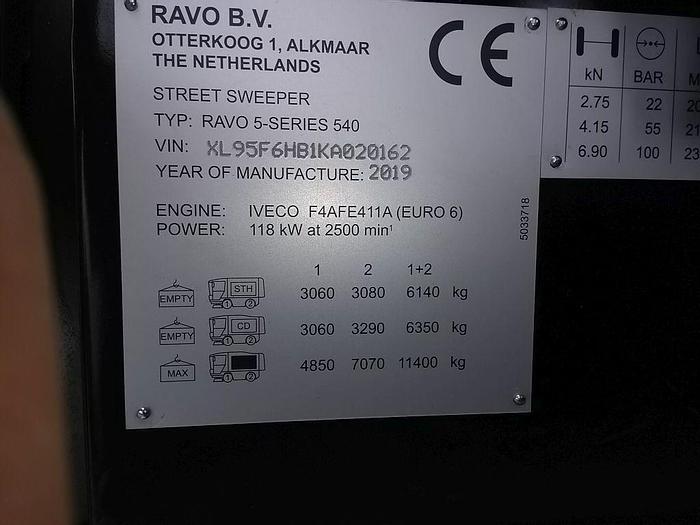 Gebruikt 2019 RAVO 540 STH