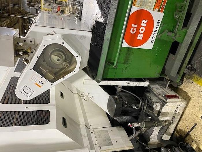 Used FUJI TNW 3500 TR TWIN SPINDLE TWIN TURRET CNC LATHES WITH GANTRY