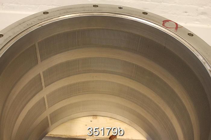 Unused Beloit M18 Pressure Screen Basket, .008" Slots #35179