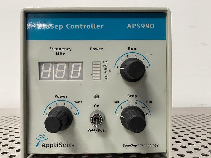 Used AppliSens APS990 BioSep Controller SonoSep Technology 110-240V