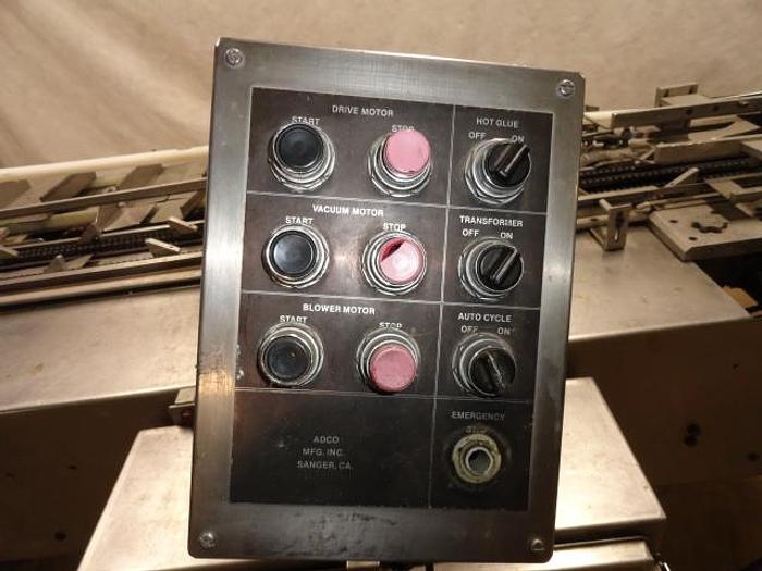 Used Adco Semi-Automatic Cartoner; Md#15DSS