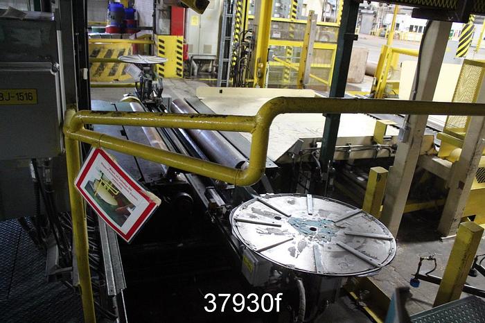 Used Signode M20-RMF Automatic Roll Handling and Strapping System #37930