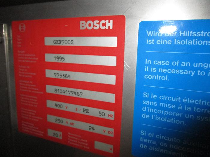 Used 1995 BOSCH GKF 700 S