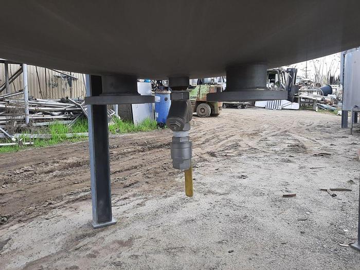 Used Tank, 2,300 Gallon, 304 S/st, 20 PSI, DT/DB, Morfab #S744375