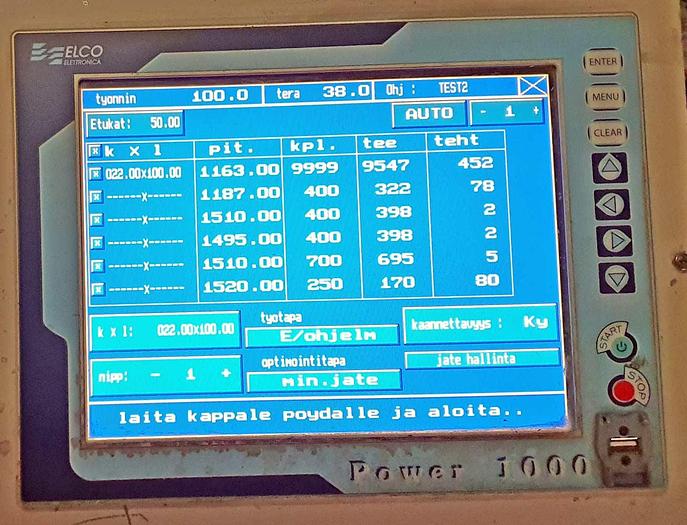 Used 2007 STROMAB Italy STROMAB CT 600 optimizing  crosscut saw