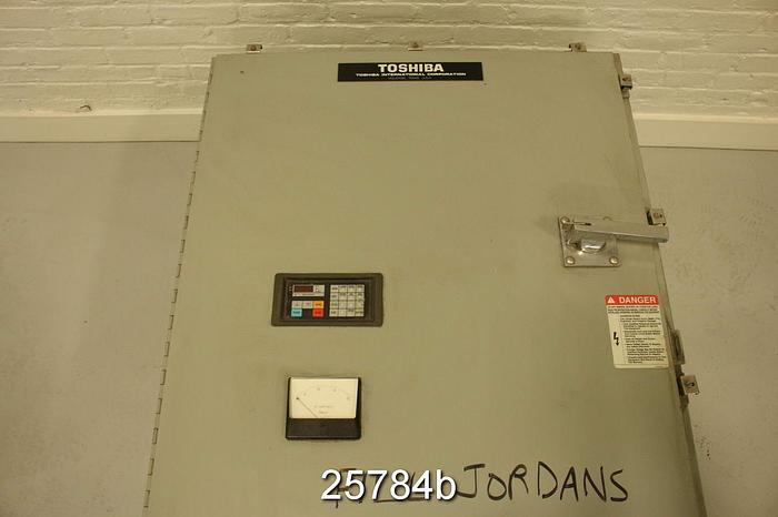 Used Toshiba RX Soft Starter, 150Hp, 460V, Type SCLRX201EDZBY2 #25784