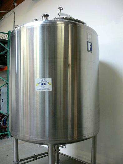 Used Feldmeier 600 Gallon Stainless Steel Insulated Holding Tank w/ Center Drain